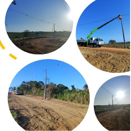 Imagem da Caoa trabalhando em um loteamento